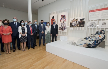 Traje de astronauta cedido por Pedro Duque (PARQUE DE LSA CIENCIAS)