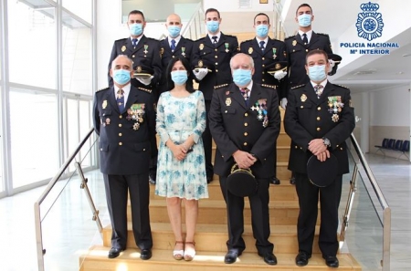 La Subdelegada del Gobierno con los nuevos subinspectores (POLICÍA NACIONAL) 