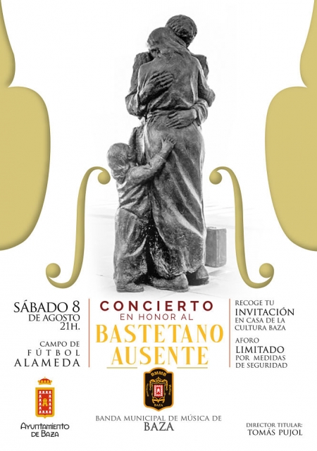 Cartel del certamen `Bastetano Ausente` (AYTO. BAZA) 