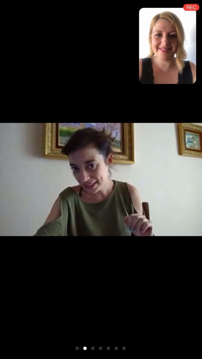 Imagen de la sesión del taller on line `Viajar sola te da alas` (AYTO. VEGAS DEL GENIL) 