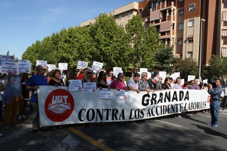 Concentración de UGT contra los accidentes laborales (UGT/ARCHIVO) Concentración de UGT contra los accidentes laborales (UGT/ARCHIVO)