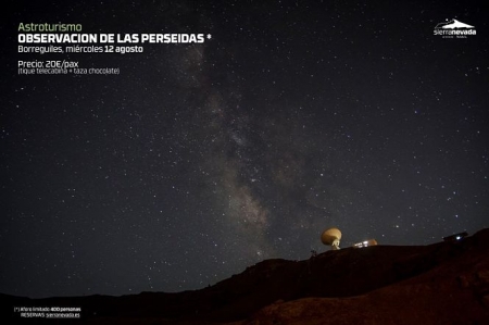 Sierra Nevada abre el telecabina Borreguiles para la observación de las Perseidas (CETURSA) 