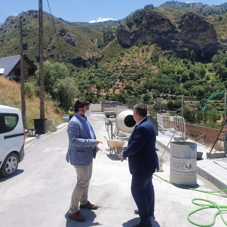 Visita a las obras de Quéntar (JUNTA) 