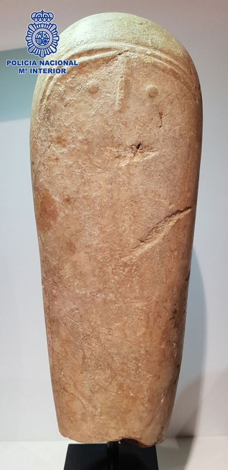 Imagen de la pieza recuperada (POLICÍA NACIONAL) 