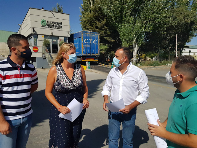 Miembros del PP han visitado la planta, de tratamiento de residuos (PP) 