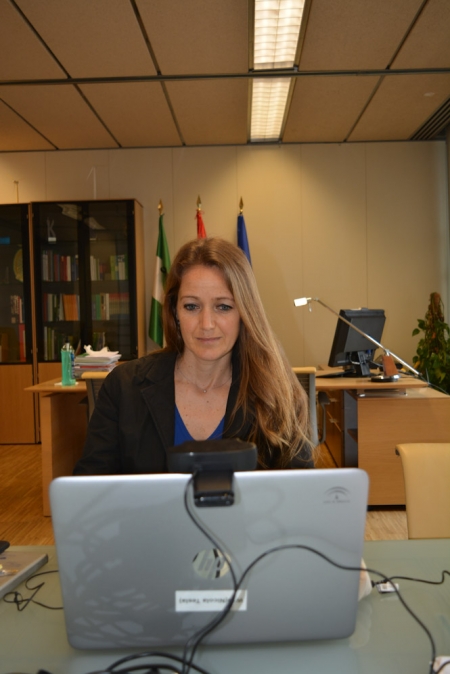 La Delegada de Empleo en Granada, Virginia Fernández (JUNTA) 