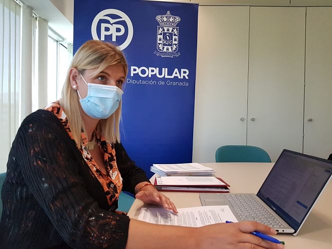 La portavoz del PP en Diputación, Inmaculada Hernández (PP)