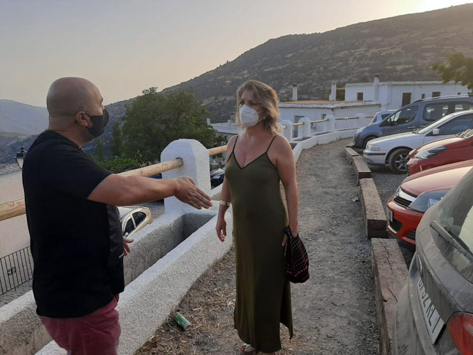 Visita al aparcamiento municipal de Bubión (PP) 