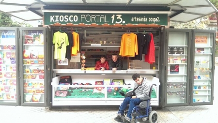 Quiosco cedido a la asociación Aspace (AYTO. GRANADA) 