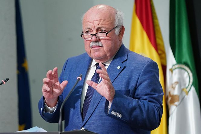 El consejero de Salud y Familias, Jesús Aguirre, en una foto de archivo (JUNTA DE ANDALUCÍA)