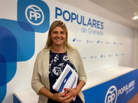 La portavoz del grupo popular en la Diputación de Granada, Inmaculada Hernández, en imagen de archivo (PP) 