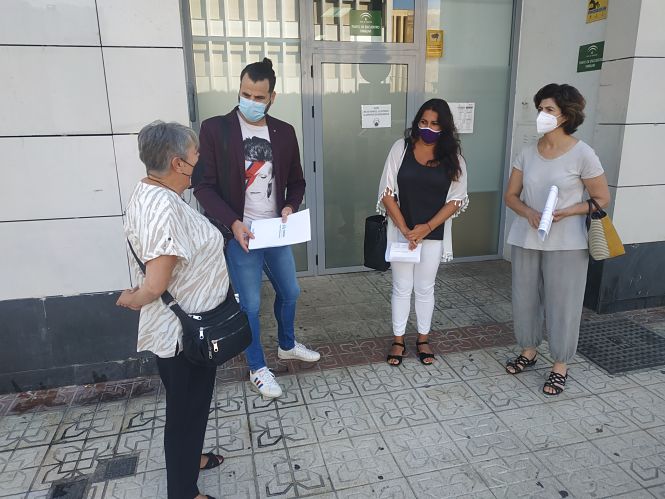 Imagen de la visita al Punto de Encuentro Familiar (PODEMOS-IU) 