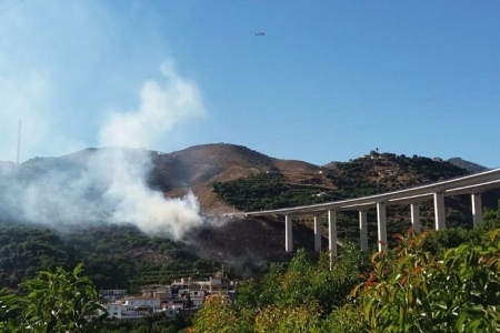 Incendio forestal de Almuñécar (AYUNTAMIENTO DE ALMUNÉCAR)