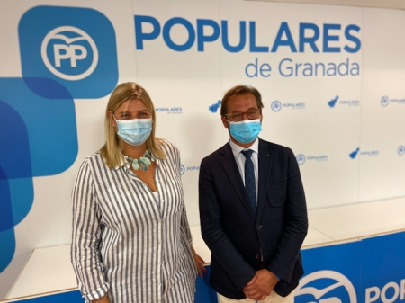 Inmaculada Hernández tras la rueda de prensa (PP)