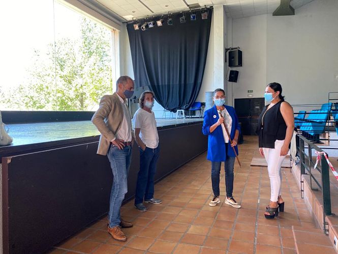 La concejala de Cultura, Lucía Garrido ha visitado La Chumbera (AYTO. GRANADA) 