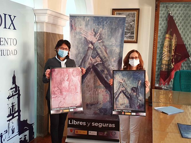 Obras pictóricas contra la violencia de género (AYTO. GUADIX)