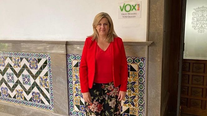 La concejal de Vox en Granada Beatriz Sánchez Agustino (VOX) 