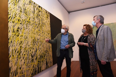 La Diputada de Cultura, Fátima Gómez ha visitado la exposición (R. MARTÍNEZ / DIPGRA)