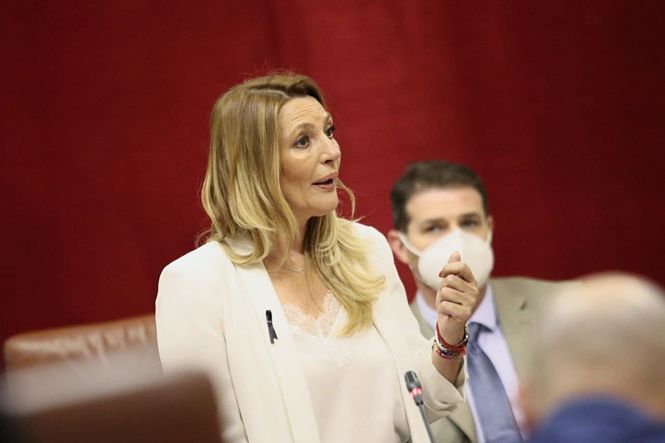 La parlamentaria andaluza de CS, Concha Insúa (CIUDADANOS)