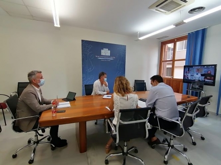 Imagen de la reunión telemática /AYTO. MOTRIL) Imagen de la reunión telemática /AYTO. MOTRIL)