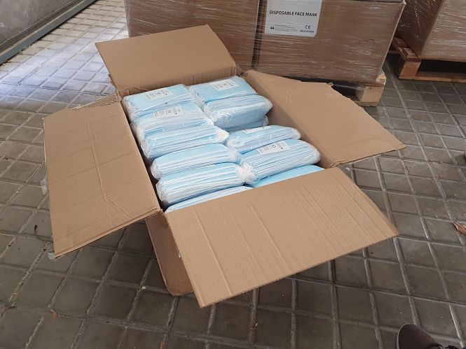 Mascarillas que se distribuirán en Granada (SUBDELEGACIÓN) 