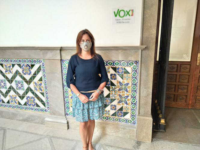Mónica Rodríguez concejal de VOX en el Ayuntamiento de Granada (VOX) 