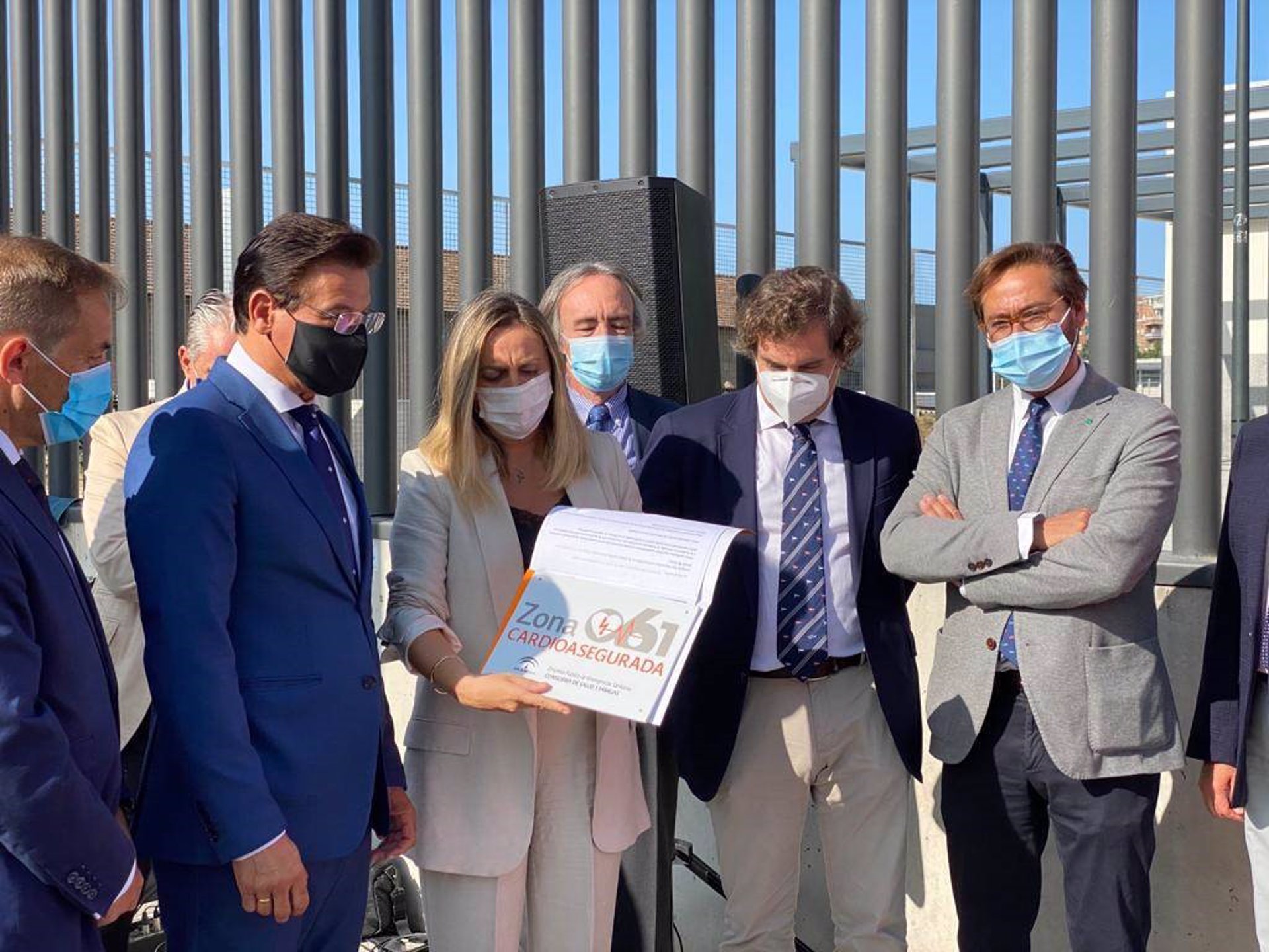 Acto de presentación de la nueva zona cardioasegurada del metro de Granada (JUNTA DE ANDALUCÍA) 