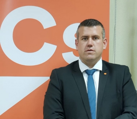 El portavoz adjunto del grupo de Ciudadanos en la Diputación Provincial de Granada, Francisco Martín (CS)