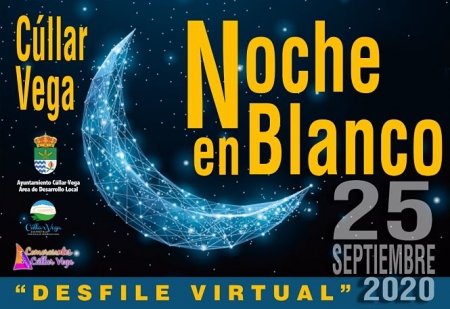 cartel de la Noche en Blanco de Cúllar Vega (AYTO. CÚLLAR VEGA)