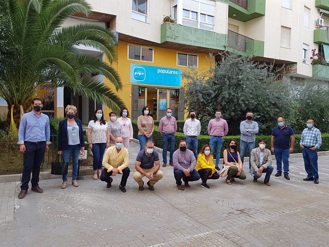 Francisco Rodríguez, durante su visita a las comarcas de Baza y Huéscar (PP DE GRANADA) 