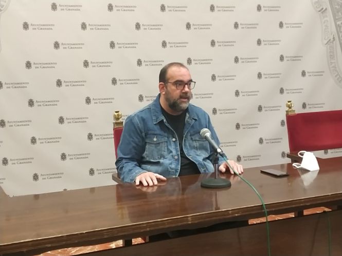 El concejal de Podemos-IU en el Ayuntamiento de Granada, Francisco Puentedura (PODEMOS-IU)