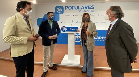 Ana Mata en la sede provincial del PP (PP)