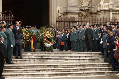 Misa funeral celebrada en la Catedral de Granada en 2018 por el guardia civil disparado en Huétor Vega en acto de servicio (ÁLEX CÁMARA - EUROPA PRESS) Misa funeral celebrada en la Catedral de Granada en 2018 por el guardia civil disparado en Huétor Vega en acto de servicio (ÁLEX CÁMARA - EUROPA PRESS)