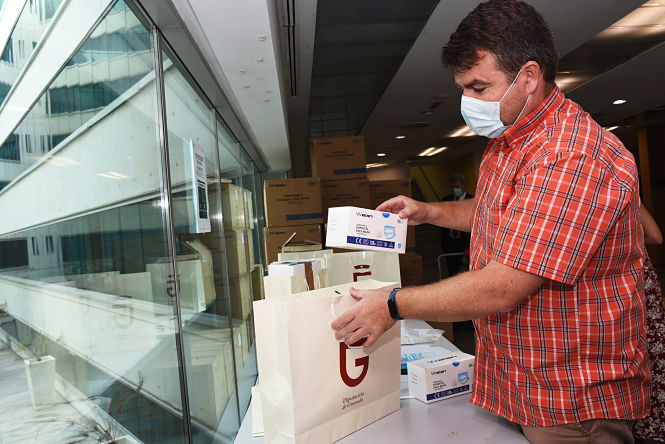 Diputación ha iniciado el reparto de mascarillas (DIPUTACIÓN)