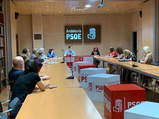 Reunión en la sede el PSOE con asociaciones de discapacidad (PSOE)