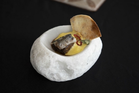 Tapa ganadora del Restaurante Carmen de San Miguel (CERVEZAS ALHAMBRA)