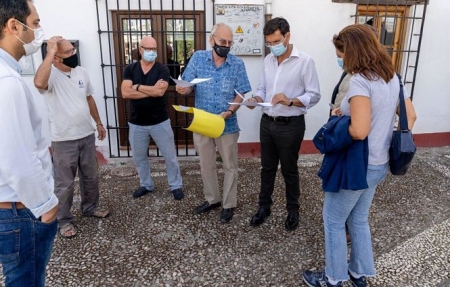 Miembros del PSOE han visitado el Barrio de la Churra (PSOE) 