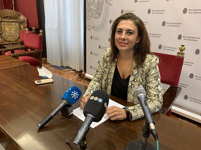 Raquel Ruz en rueda de prensa (PSOE)