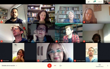 Imagen de la asamblea telemática (CEHVAL) Imagen de la asamblea telemática (CEHVAL)