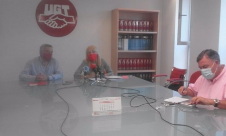 Carmen Castilla y Juan Francisco Martín, de UGT (EUROPA PRESS)