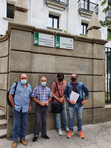 Presentación de la denuncia en Fiscalía