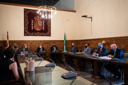 Imagen de la reunión de la Comisión de Justicia (ICAGR) 