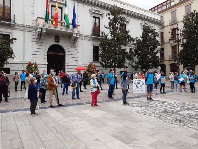 Concentración en la Plaza del Carmen (CCOO)