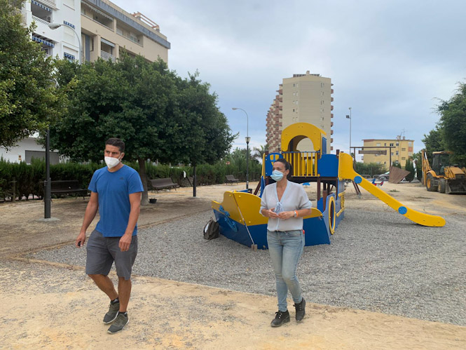 Obras en el Parque Río Verde (AYTO. ALMUÑECAR) 