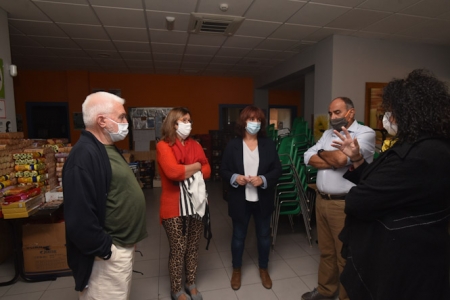 Imagen de la visita de Olvido de la Rosa a Calor y Café (M. MUÑOZ / DIPGRA)