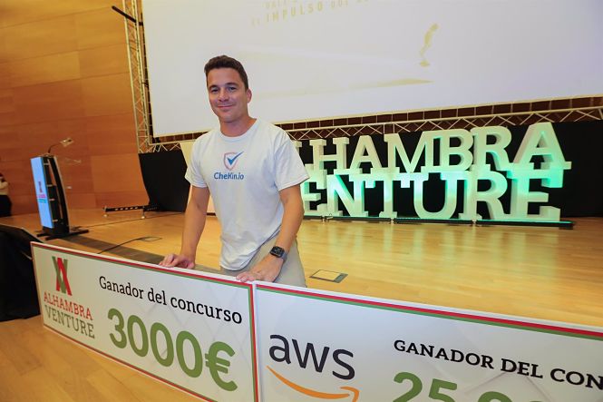El emprendedor sevillano Antonio Bustamante desarrolló Chekin hace escasos años y ya es usada en más de diez países (ALHAMBRA VENTURE) 