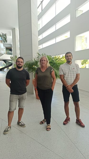 Los investigadores de la UGR que están llevando a cabo este trabajo (UGR)