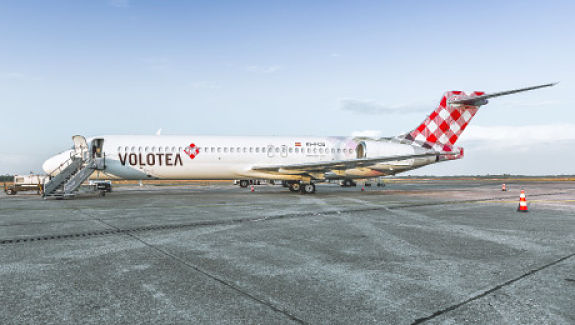 Imagen de un avión de Volotea (DIPUTACIÓN)