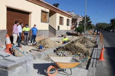 Imagen de las obras (AYTO. ALHENDIN)