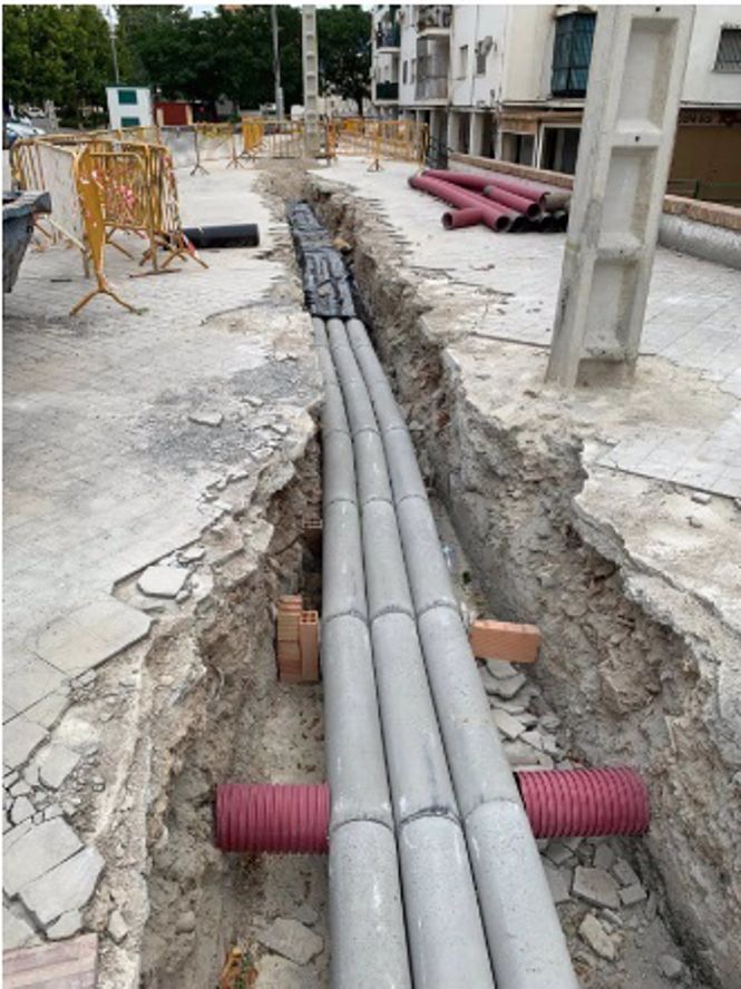 Construcción línea Cartuja (ENDESA) 